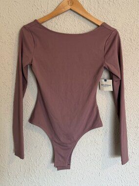 Mauve Long Sleeve Bodysuit